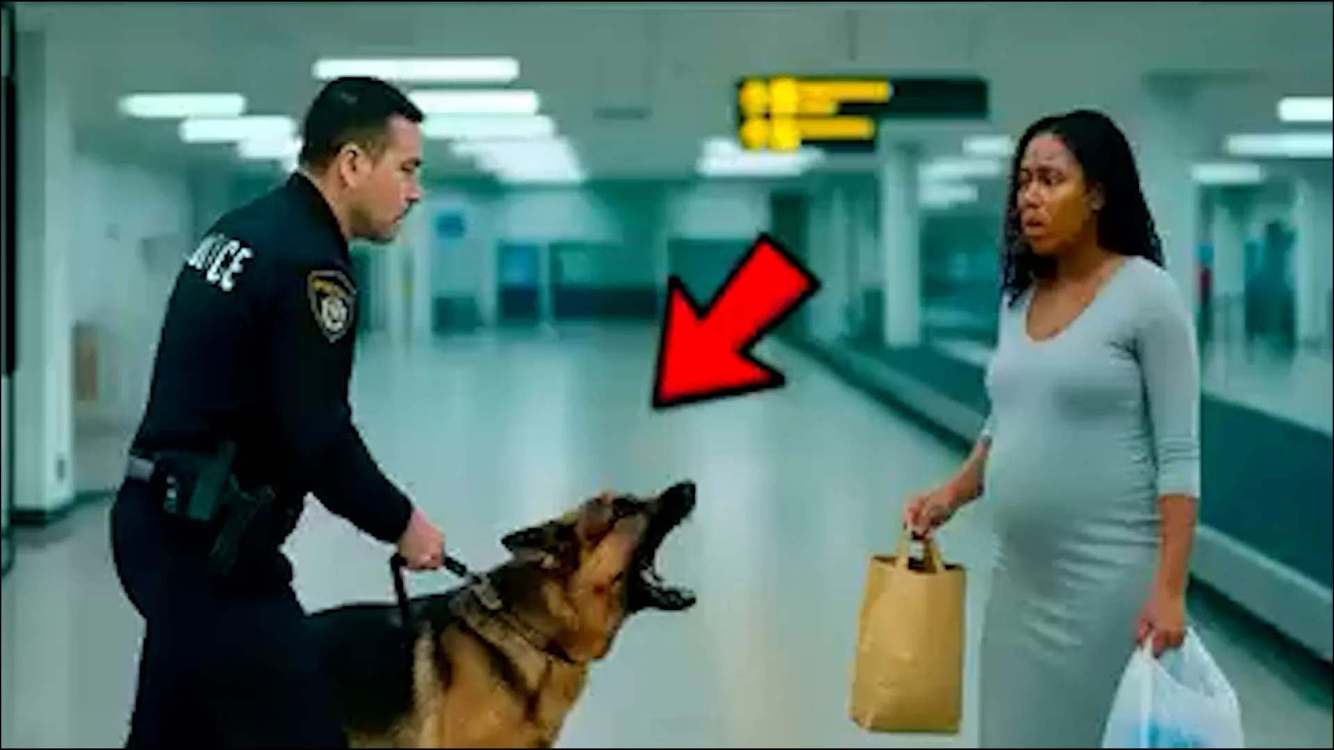 El perro ladra sin parar a una mujer embarazada de 7 meses. Cuando la policía descubrió la razón, ¡todo el mundo quedó en shock!