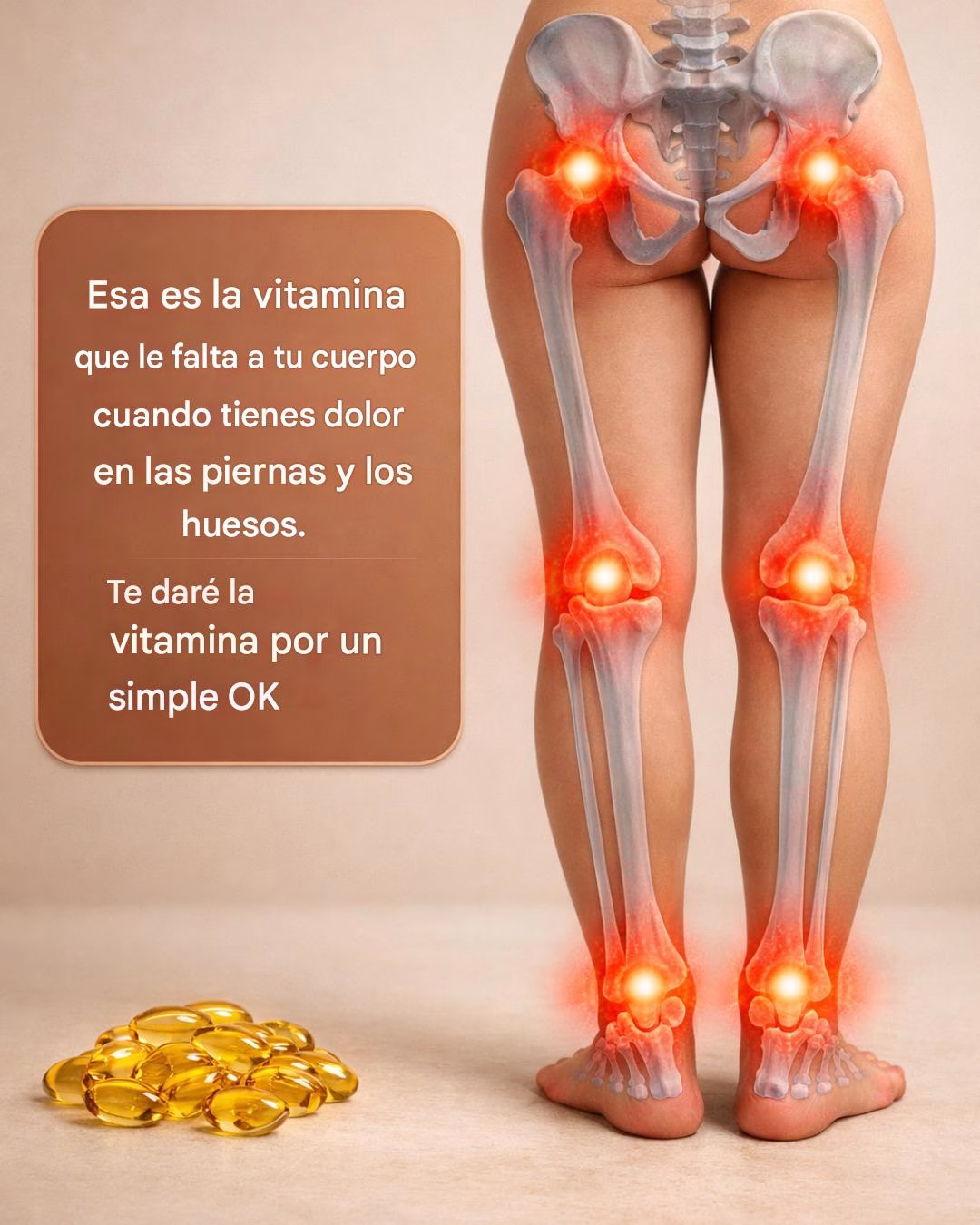 La Vitamina Esencial para Aliviar el Dolor de Piernas y Huesos 🦴✨