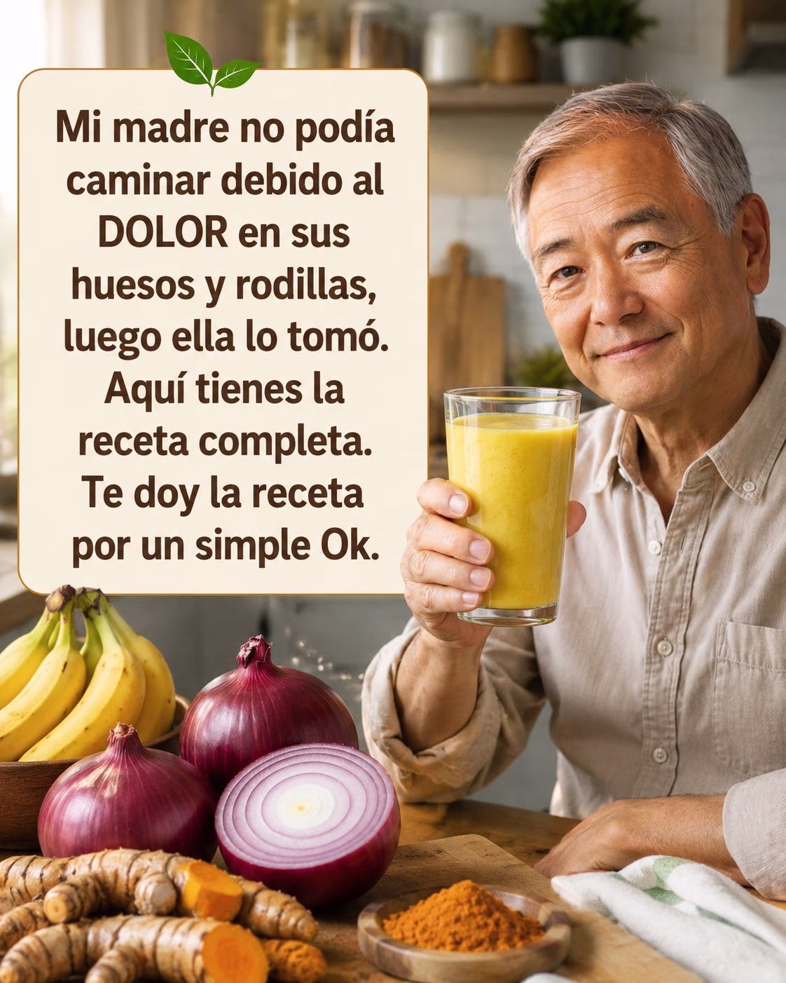 Mi madre no podía caminar debido al DOLOR en sus huesos y rodillas