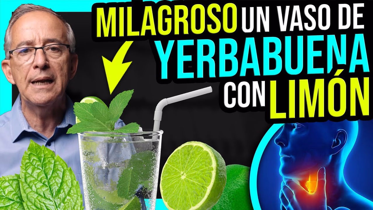 Té de hierbabuena con limón