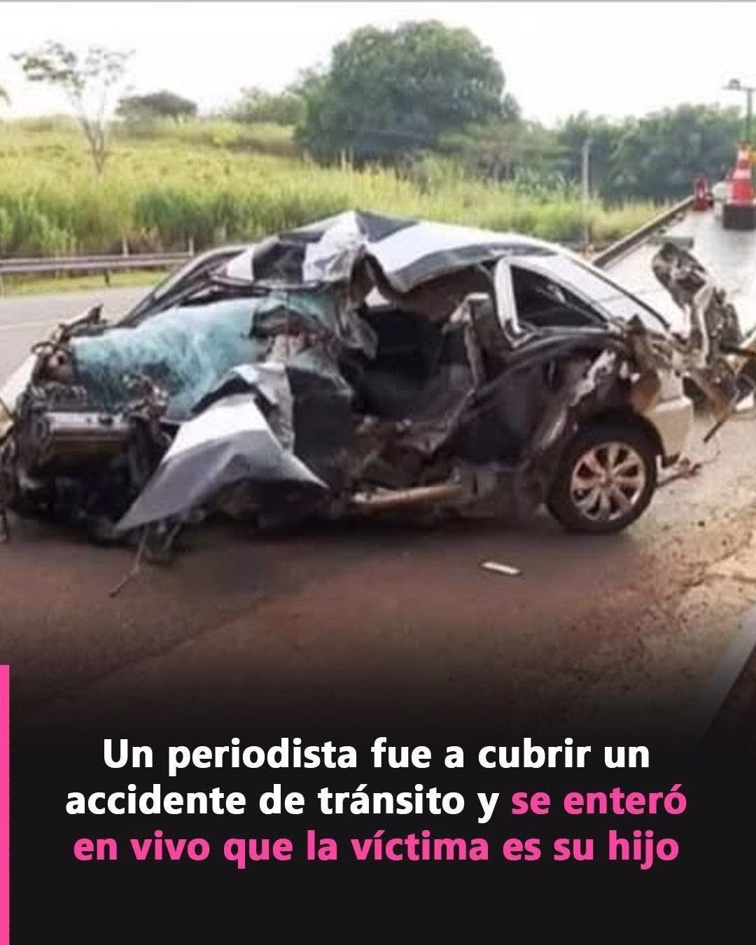 Conmoción Total: Periodista Descubre en Vivo que la Víctima de un Accidente Era su Propio Hijoo