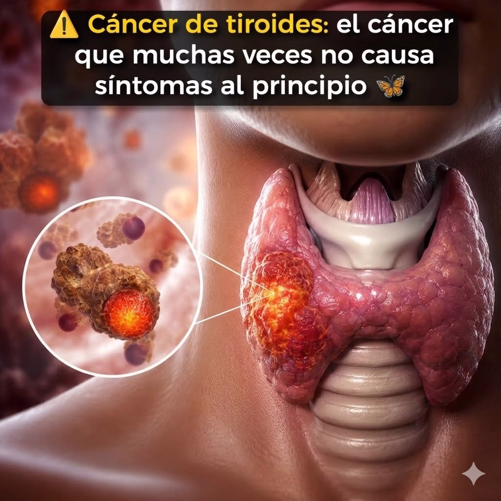 Cáncer de tiroides: causas y síntomas que debes conocer.