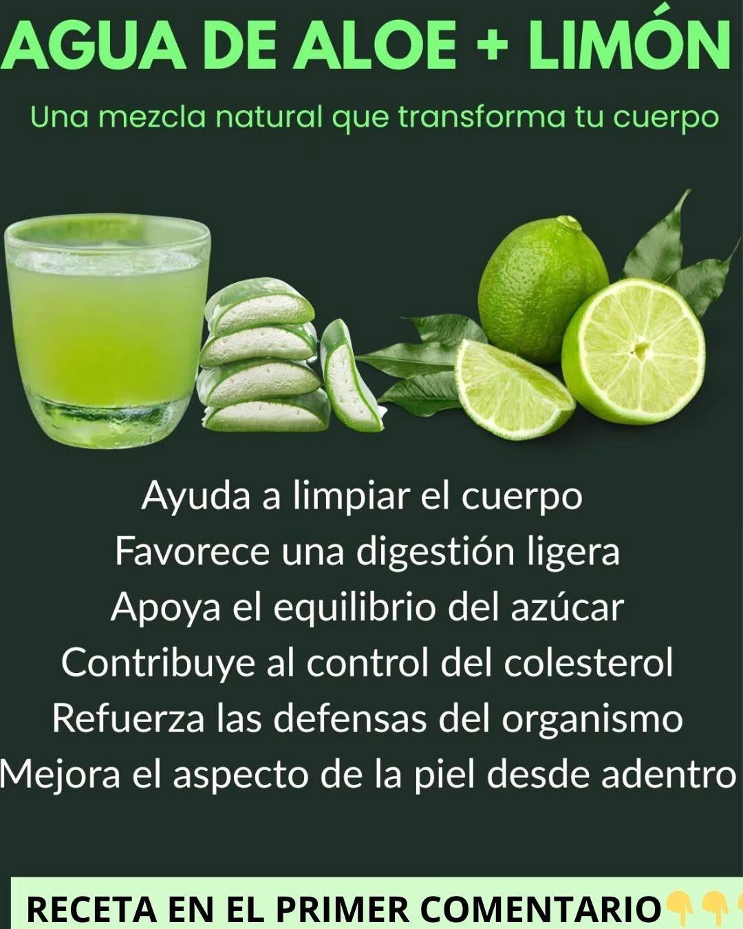 Agua de Aloe con Limón Transformando Tu Cuerpo y Salud