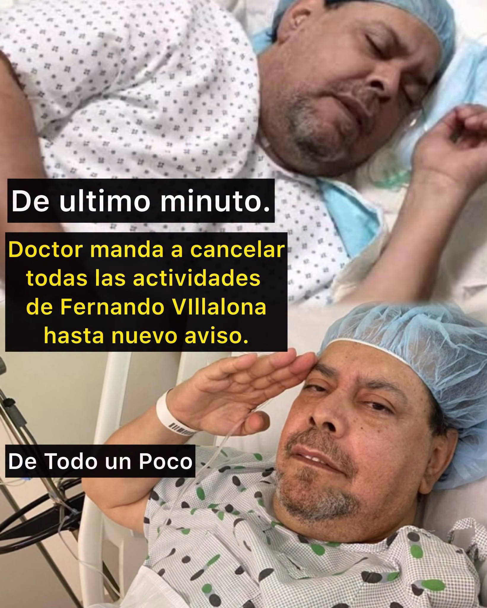 Se desconoce la condición actual del artista Fernando Villalona,No es un adiós, es un hasta luego…ver mas