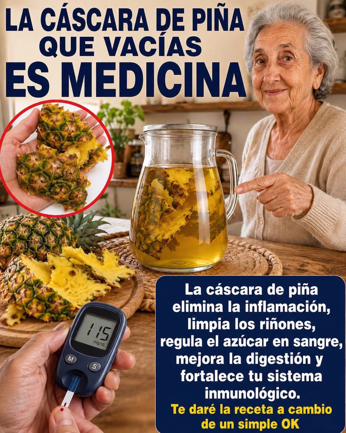 CUANDO DESCUBRAS LO QUE LA CASCARA DE PIÑA PUEDE HACER POR TI, NO VOLVERÁS A TIRARLA..!!