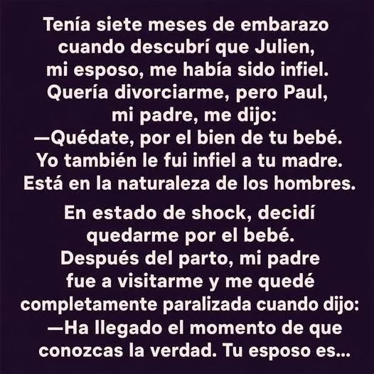 Descubrí la infidelidad de mi esposo durante el embarazo y el consejo inesperado de mi padre lo cambió todo