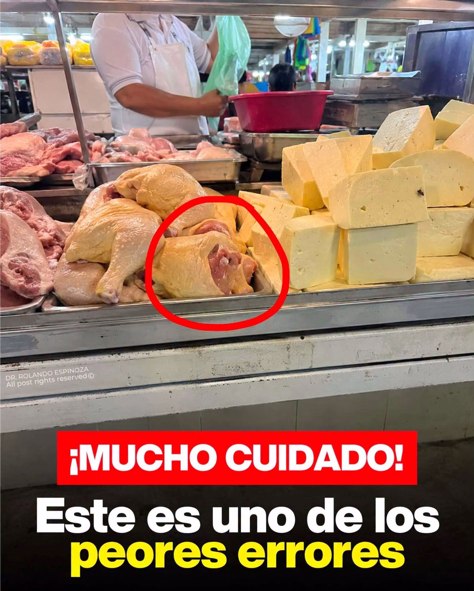¿Es Peligroso Vender Queso Junto al Pollo Crudo? Advertencias de Expertos sobre la Contaminación Cruzada