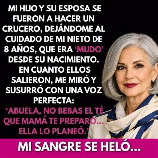 Mi nieto “mudo” habló en cuanto sus padres salieron. Lo que dijo salvó mi vida…