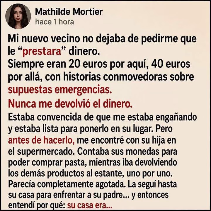 Creí que mi vecino quería estafarme, hasta que abrí su puerta