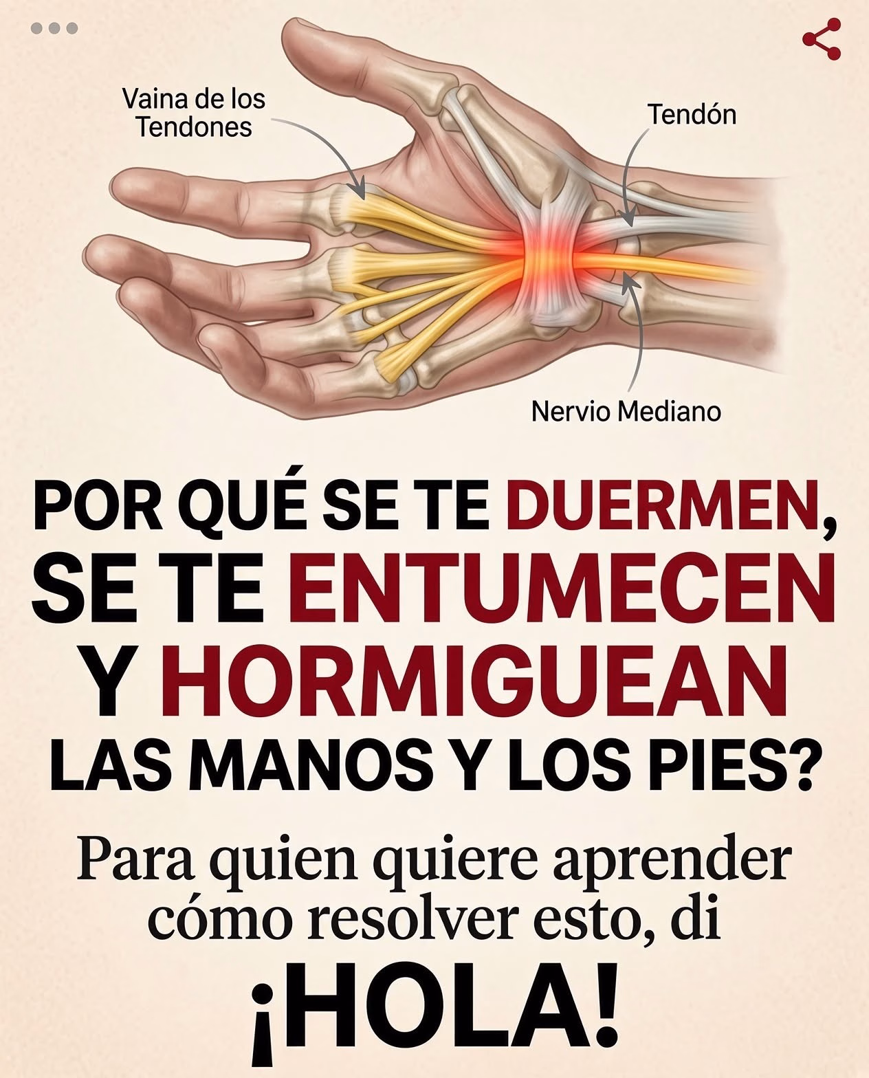 ¿Por qué se te duermen, entumecen y hormiguean las manos y los pies?