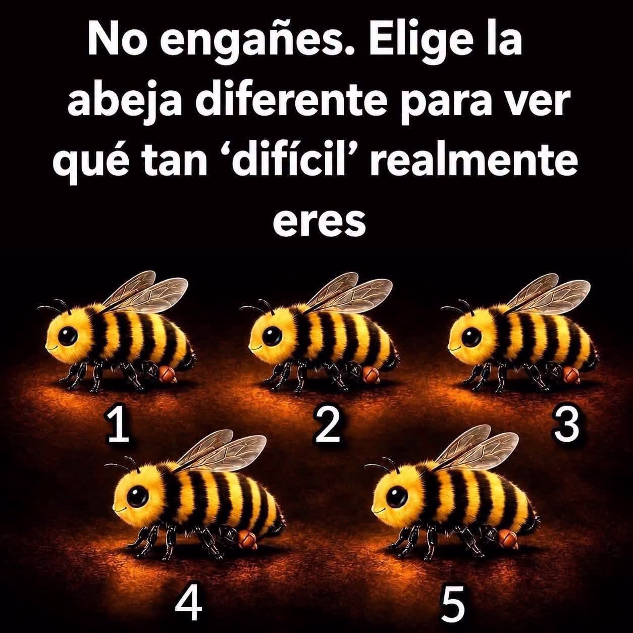 🐝 ¿Puedes encontrar la abeja diferente? El reto visual que está poniendo a prueba la atención de todos.