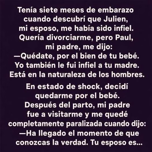 Descubrí la infidelidad de mi esposo durante el embarazo y el consejo inesperado de mi padre lo cambió todo
