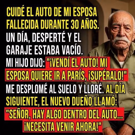 Durante treinta años cuidé el viejo automóvil de mi esposa como si todavía le perteneciera.