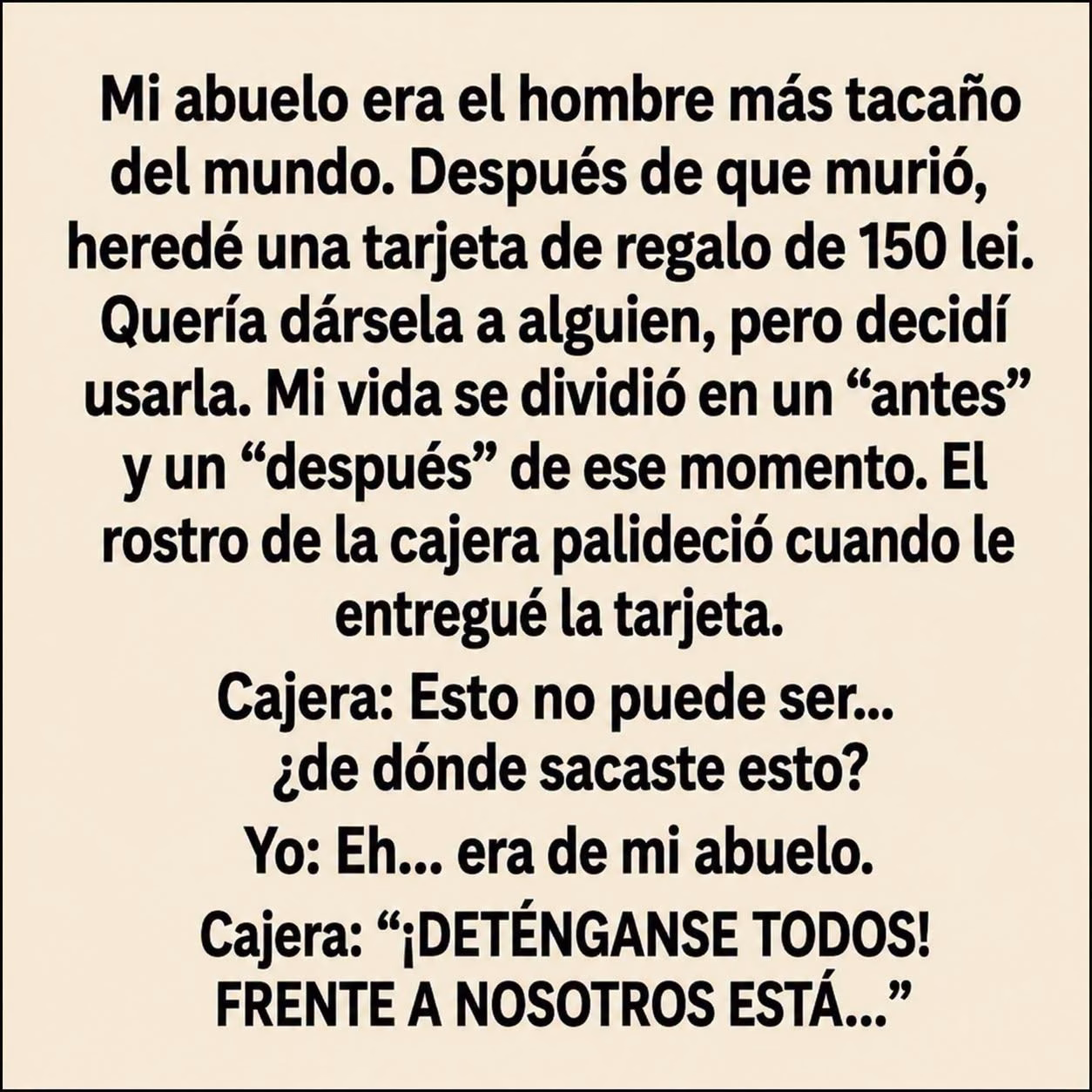 La herencia inesperada del abuelo ahorrador: una tarjeta de regalo que escondía un tesoro emocional